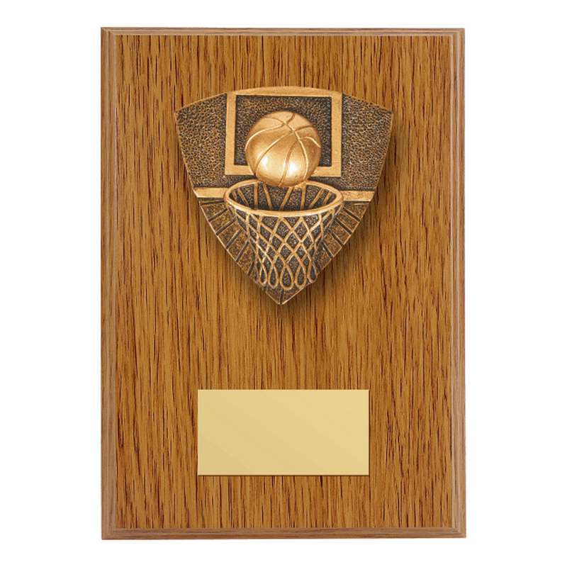Celebrate Success with a Basketball Plaque
