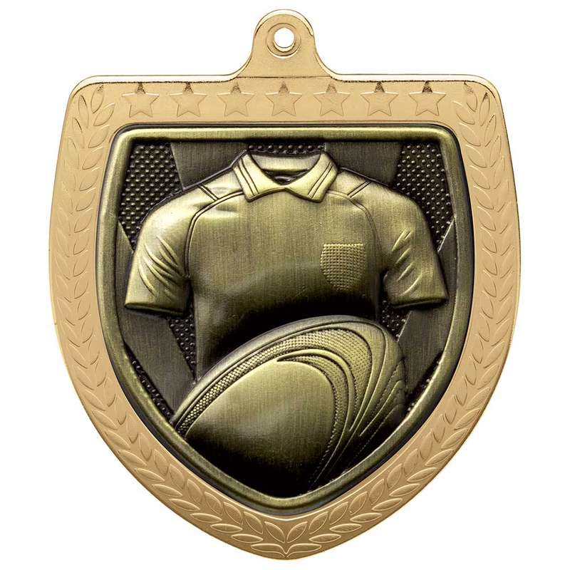 Cobra Rugby Shirt & Ball Shield Medal